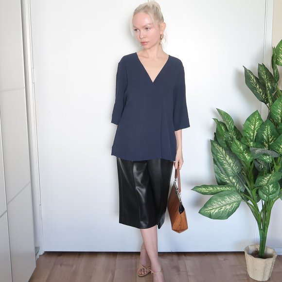 COS Tops - COS navy color v-neck top